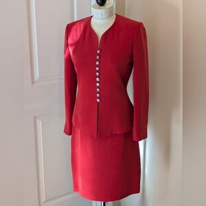 Morgan Taylor Studio Silk Jacket & Skirt